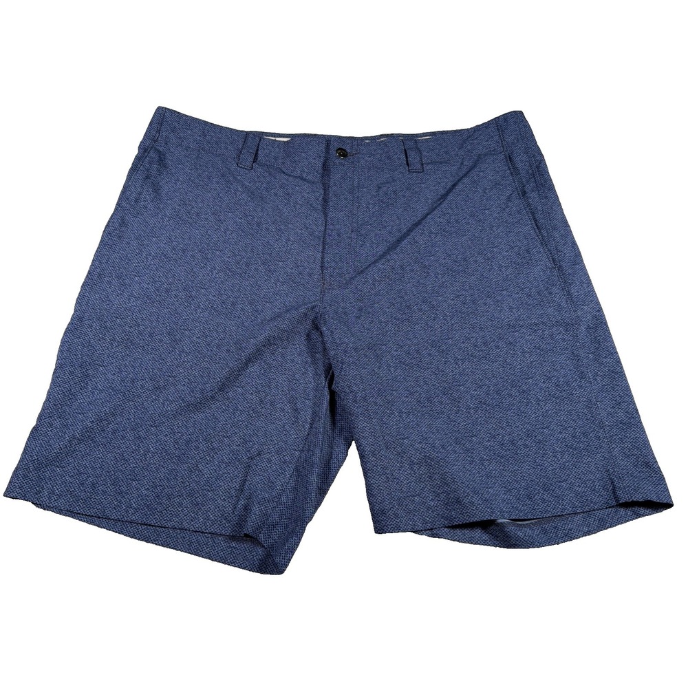 Callaway Golf Shorts Mens 38 Blue Geometric Performance Stretch Polyester Blend‎